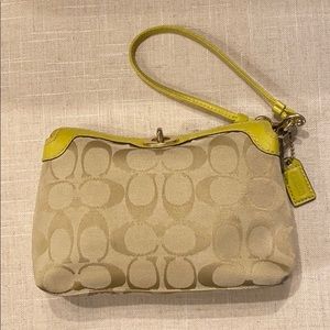 Signature Coach wristlet